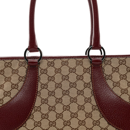 Gucci Monogram Shoulder Bag Red 8 of 12