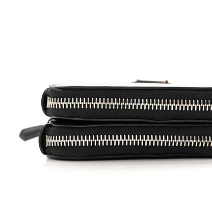 Prada Saffiano Mini Triangle Crossbody Pouch Black 11 of 15