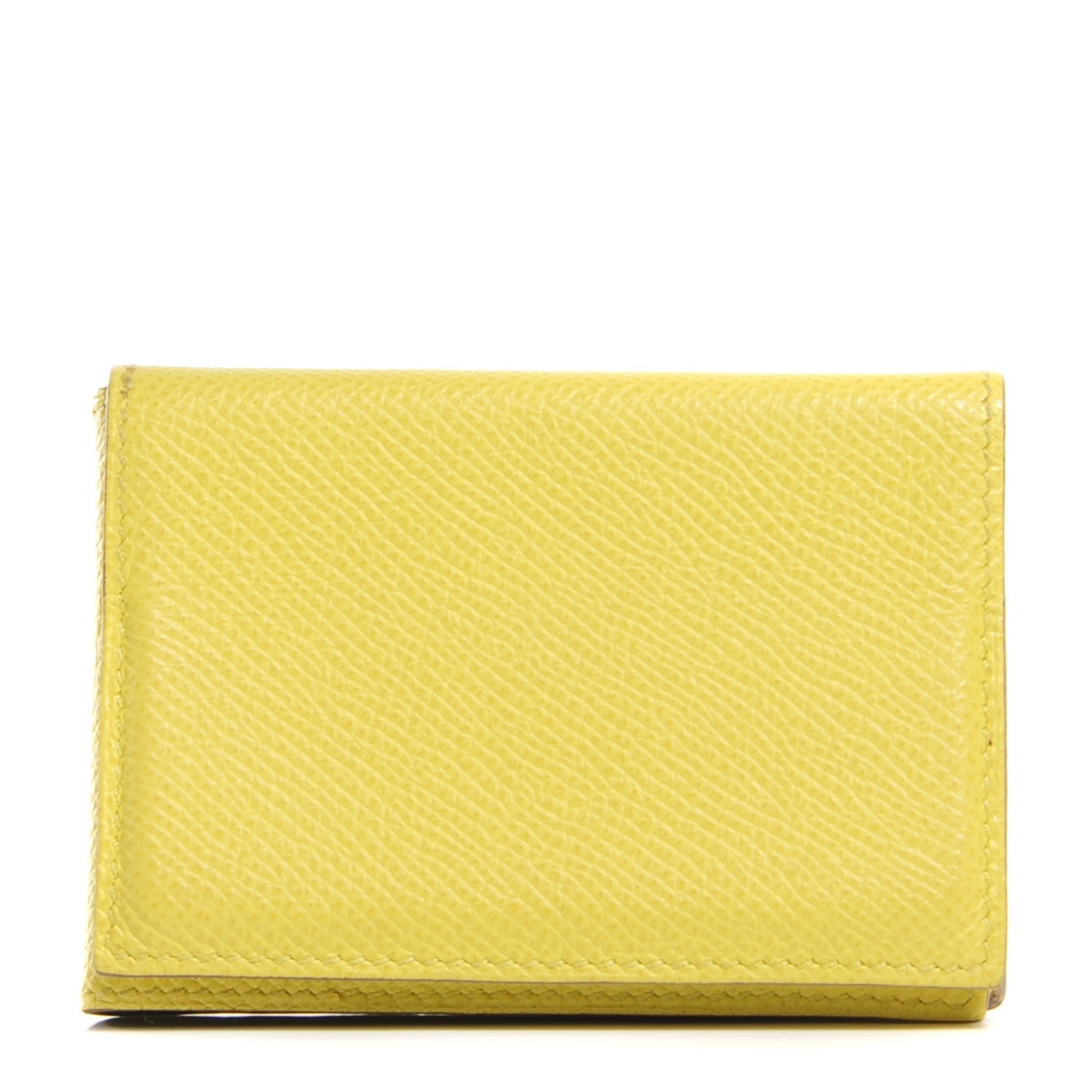 Epsom Guernesey Card Case Soufre