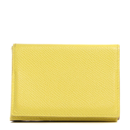 Hermes Epsom Guernesey Card Case Soufre 1 of 7