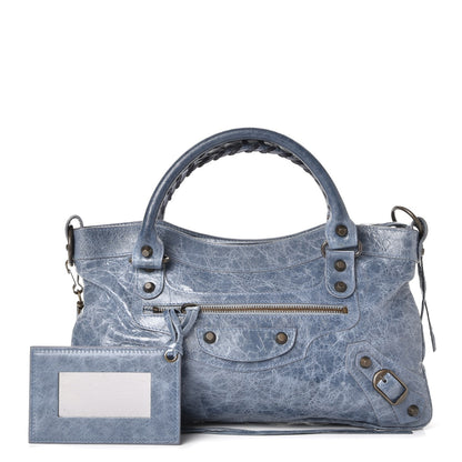 Balenciaga Chevre Classic Hardware First Bleu Glacier 1 of 8