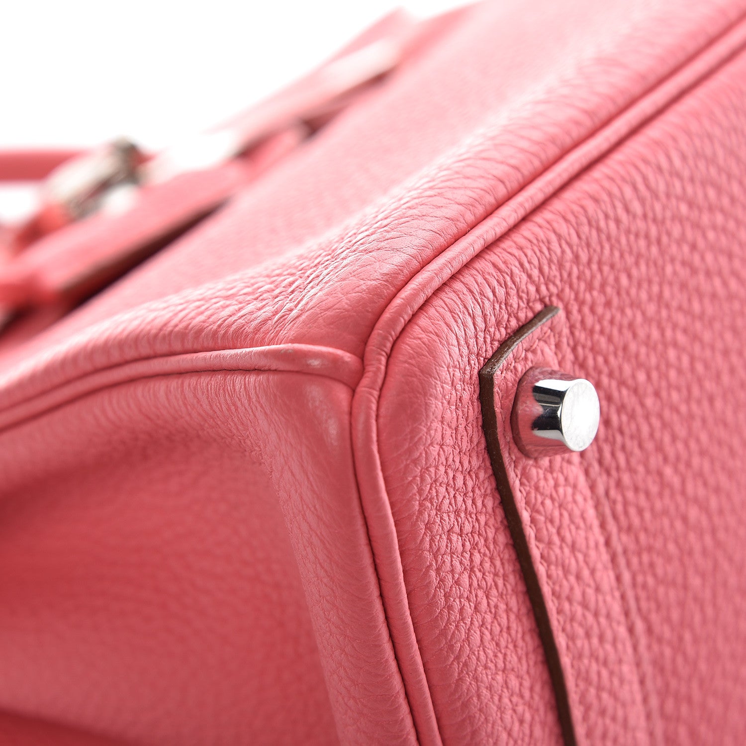 Hermes Togo Birkin 25 Rose Lipstick 12 of 37