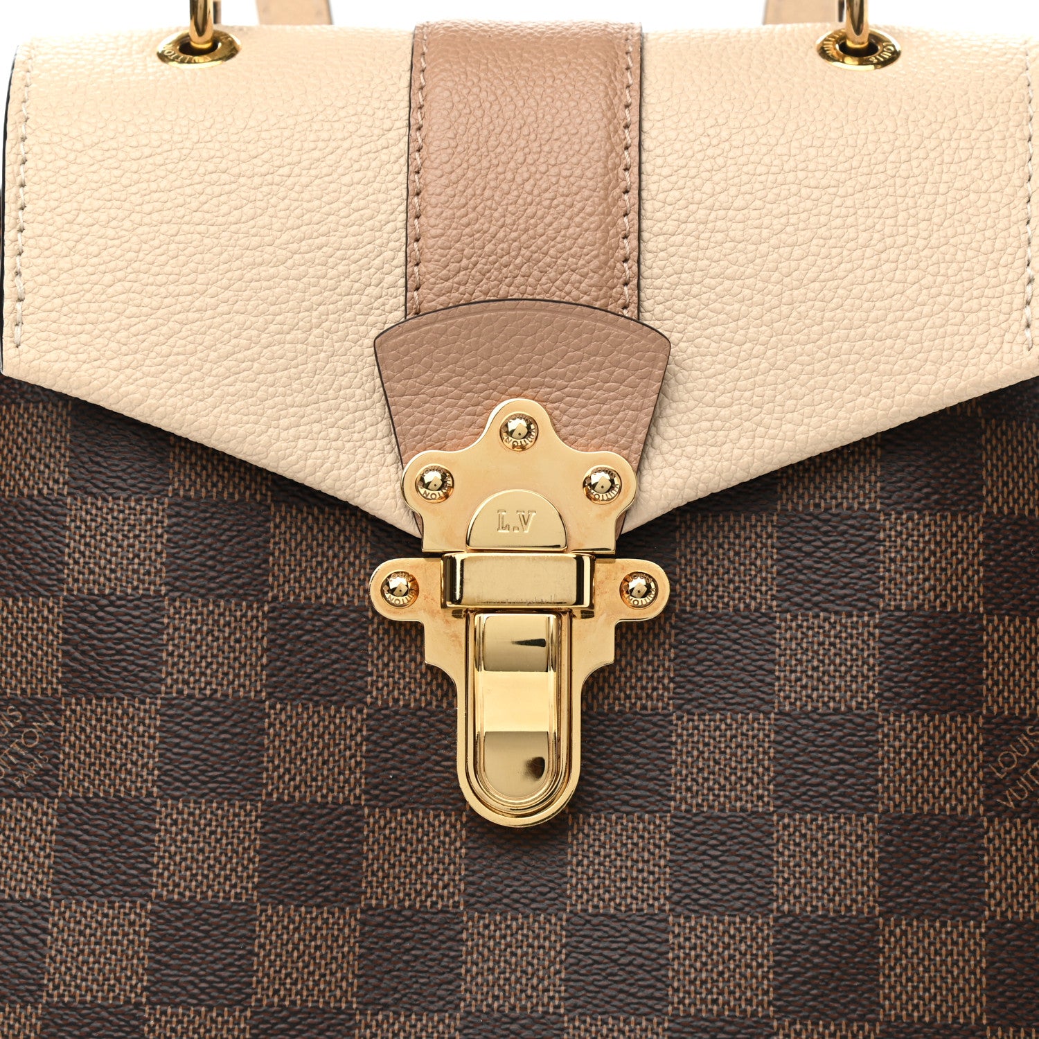 Louis Vuitton Damier Ebene Clapton Backpack Creme 7 of 10