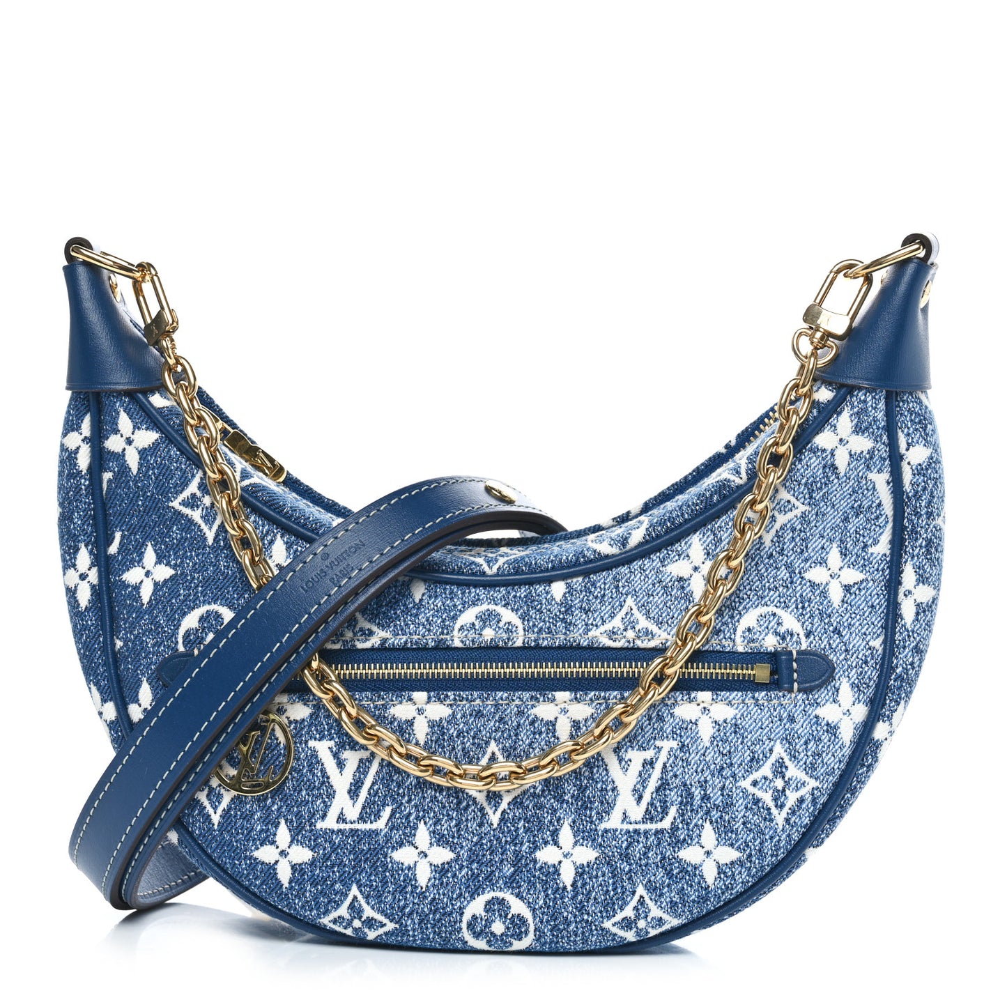 Monogram Jacquard Denim Loop Bleu