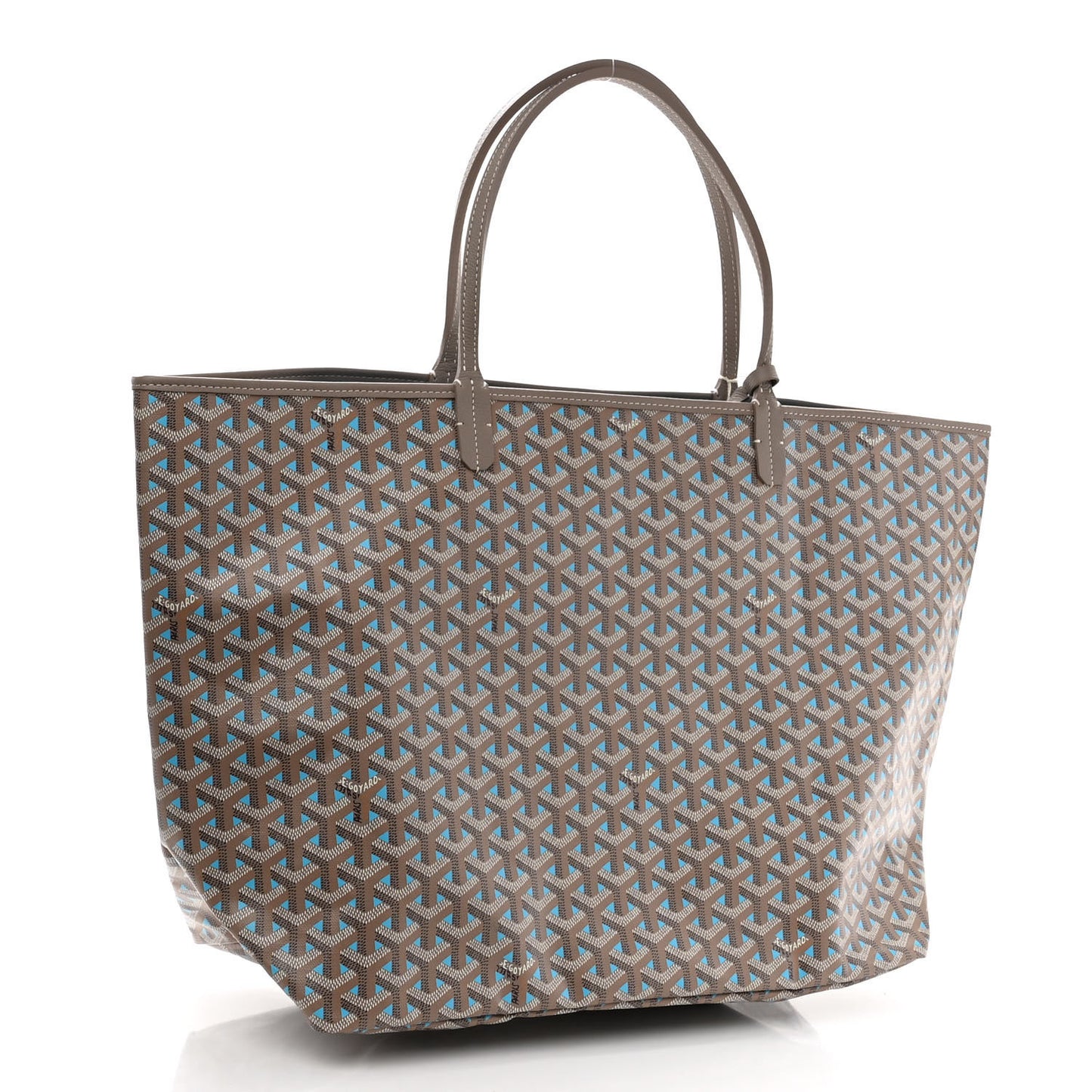 Goyardine Saint Louis Claire Voie GM Grege Turquoise