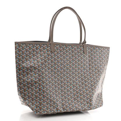Goyard Goyardine Saint Louis Claire Voie GM Grege Turquoise 4 of 11