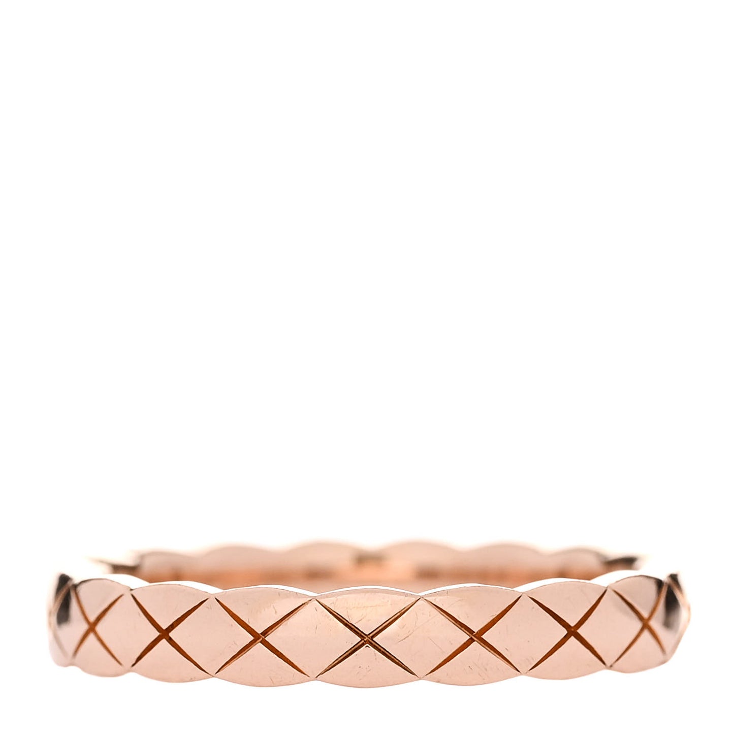 18K Beige Gold Mini Coco Crush Ring 56 7.5