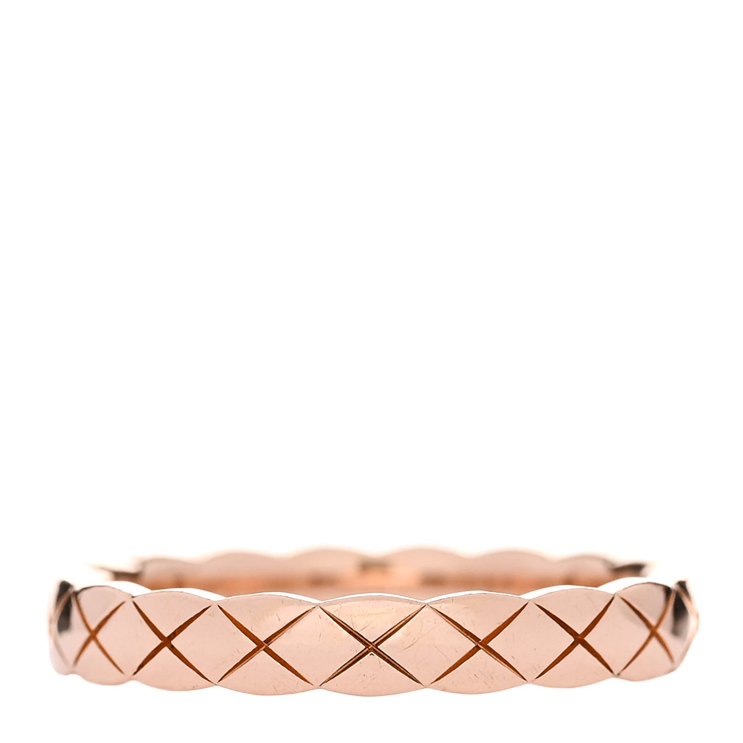 Chanel 18K Beige Gold Mini Coco Crush Ring 56 7.5 3 of 7