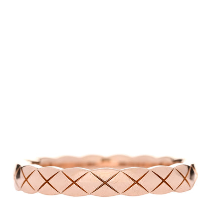 Chanel 18K Beige Gold Mini Coco Crush Ring 56 7.5 3 of 7