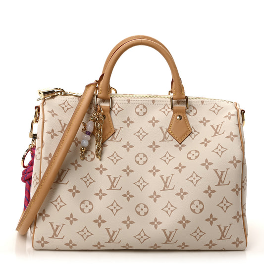 Monogram Dune Lucky Speedy Soft 30 Pink