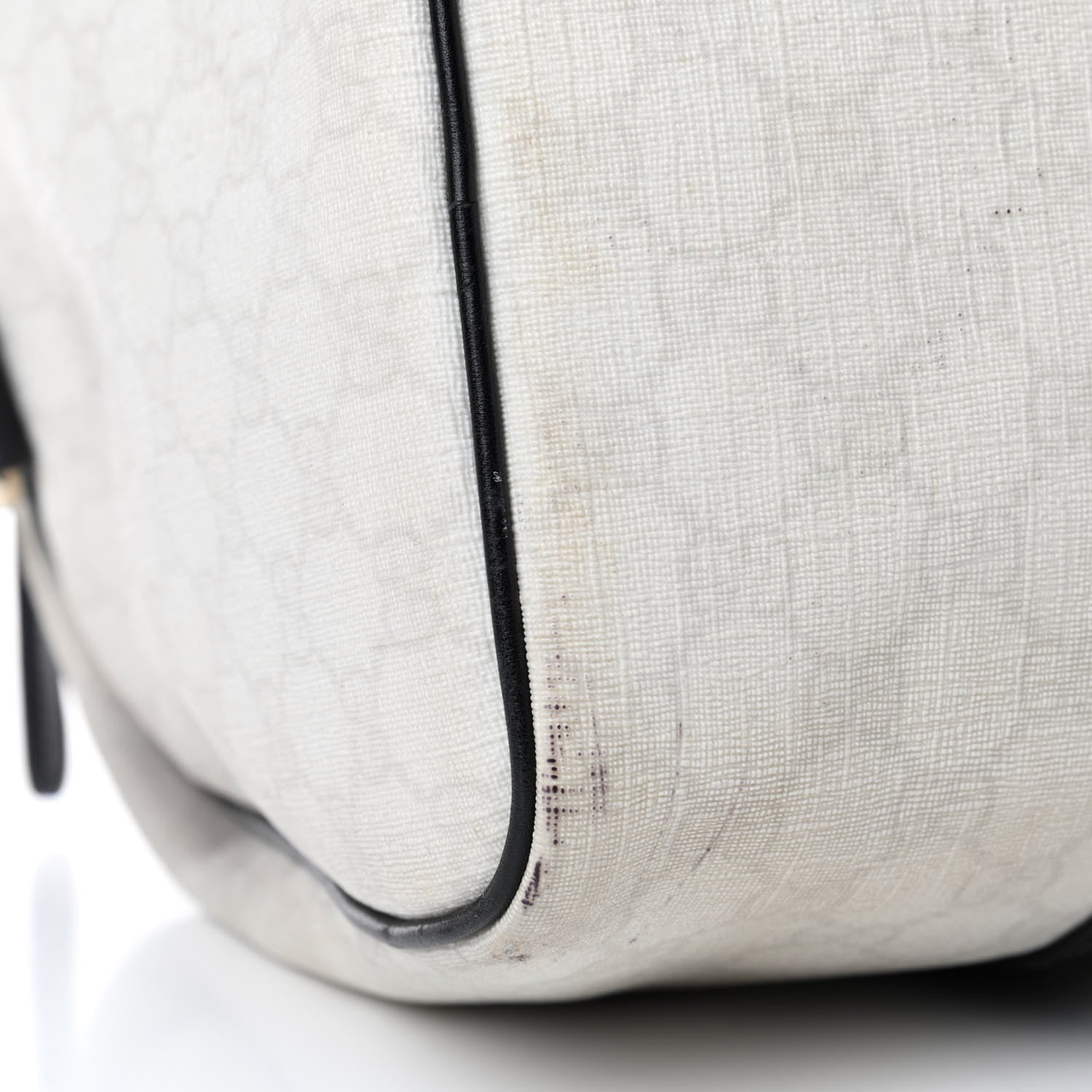Gucci GG Plus Monogram Medium Joy Boston White Black 6 of 9