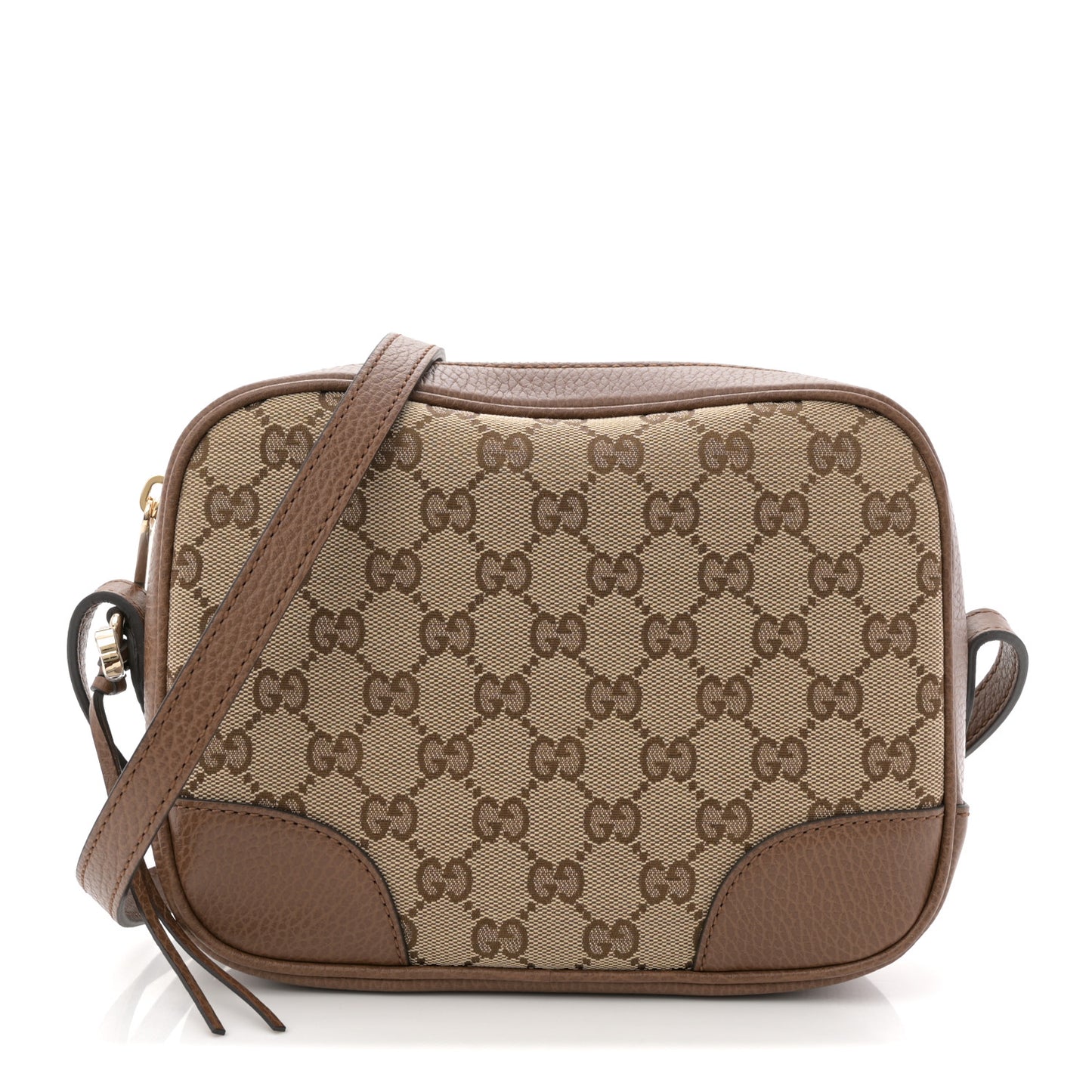 Monogram Mini Bree Messenger Bag Beige Tabacco
