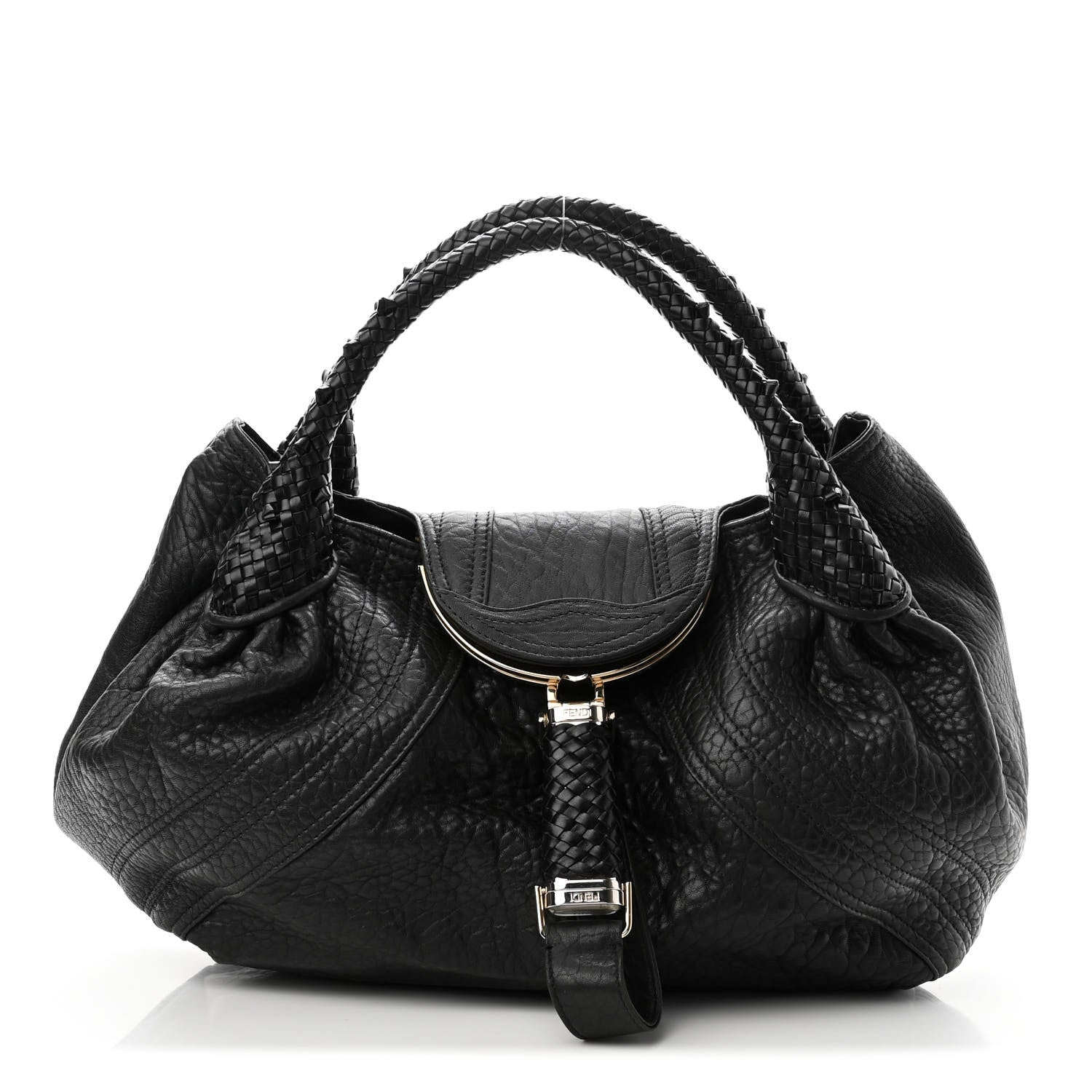 Fendi Nappa Nuvolata Spy Black 1 of 10
