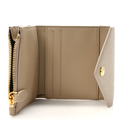 Burberry Haymarket Check Compact Wallet Light Beige 5 of 6
