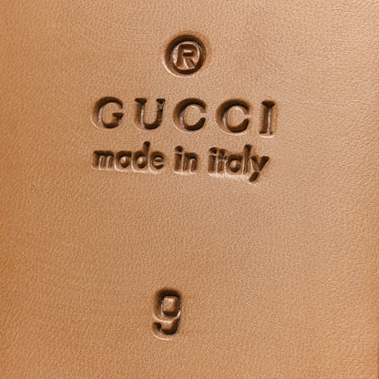 Gucci Betis Glamour Calfskin Horsebit Mens Jordaan Loafers 9 Fondente 7 of 9