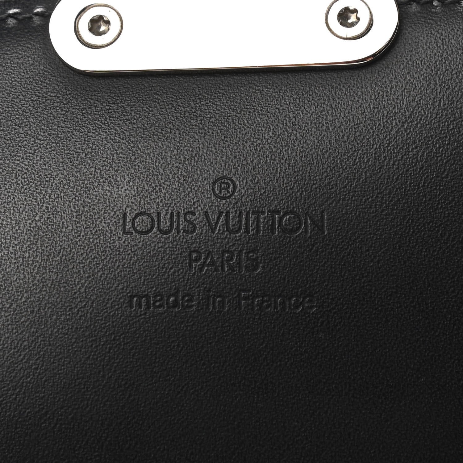 Louis Vuitton Monogram Glace Anouchka Pochette MM Black 6 of 8