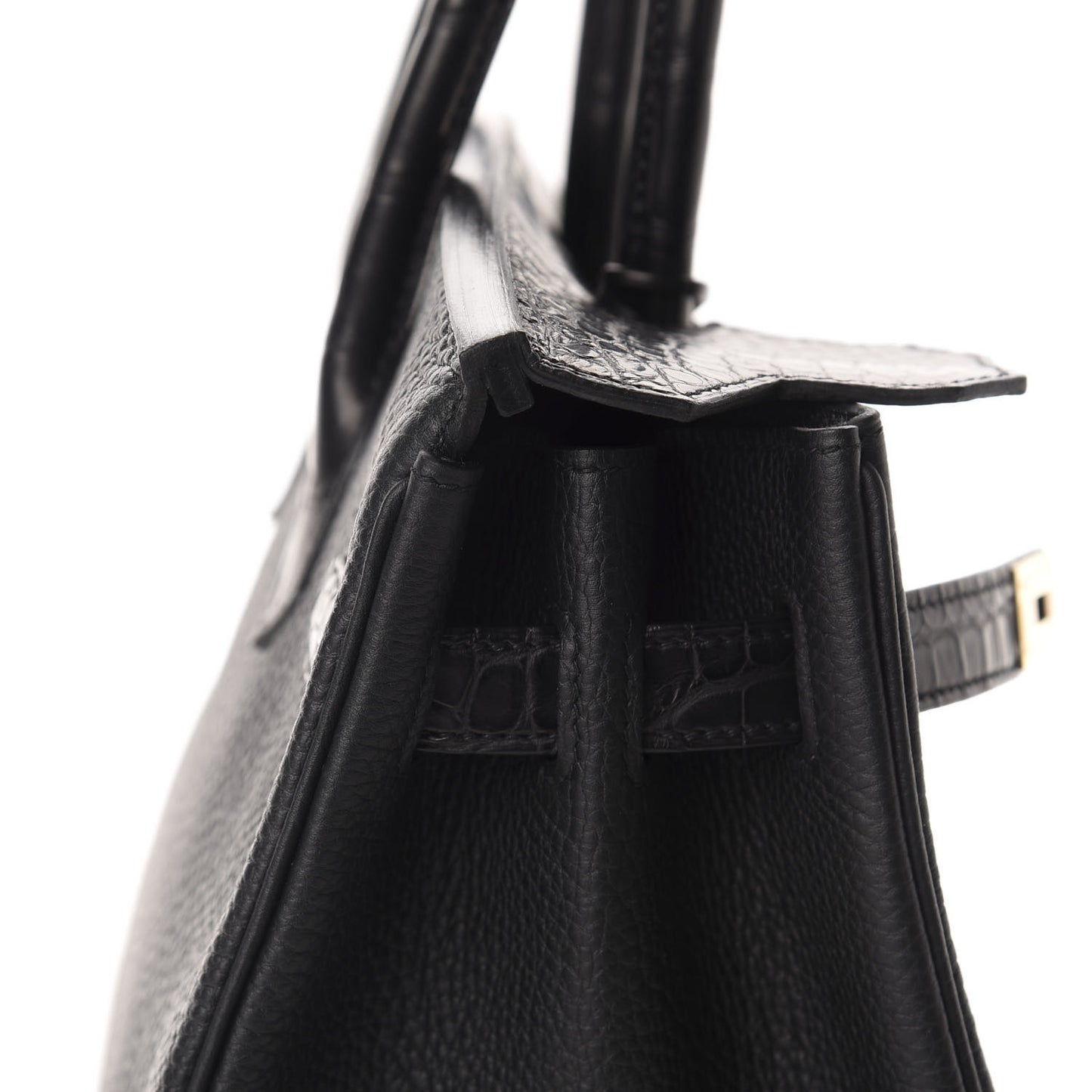 Togo Matte Alligator Birkin Touch 30 Black