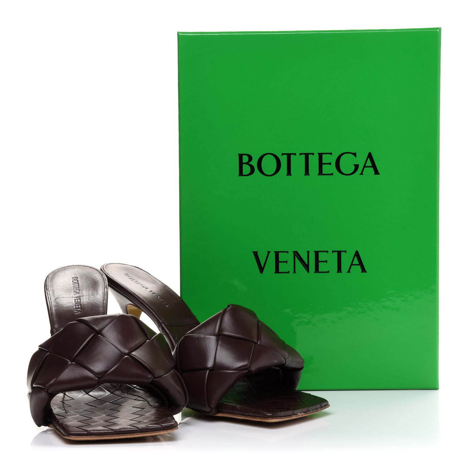 Bottega Veneta Nappa Maxi Intrecciato Lido Mule Sandals 41 Fondant 13 of 13