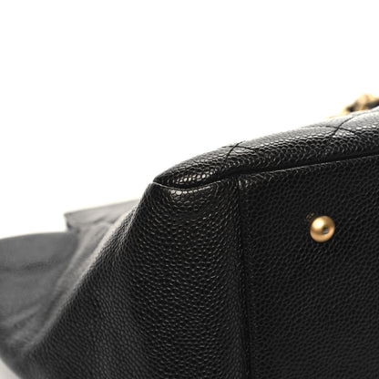 Chanel Caviar Quilted Grand Timeless Shopping Tote GTT Black 9 of 12