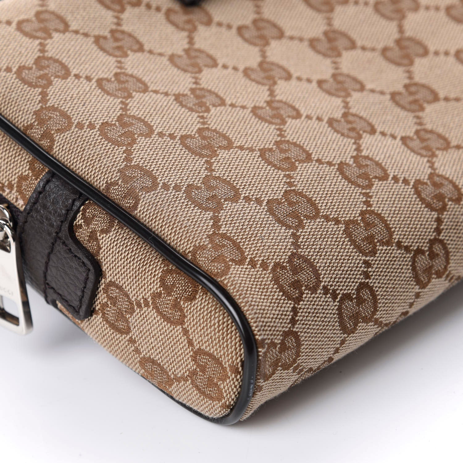 Gucci Monogram Belt Bag Dark Brown 5 of 9