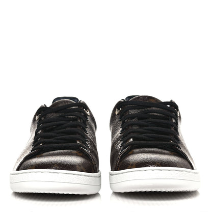 Louis Vuitton Patent Monogram Frontrow Sneakers 40 2 of 8