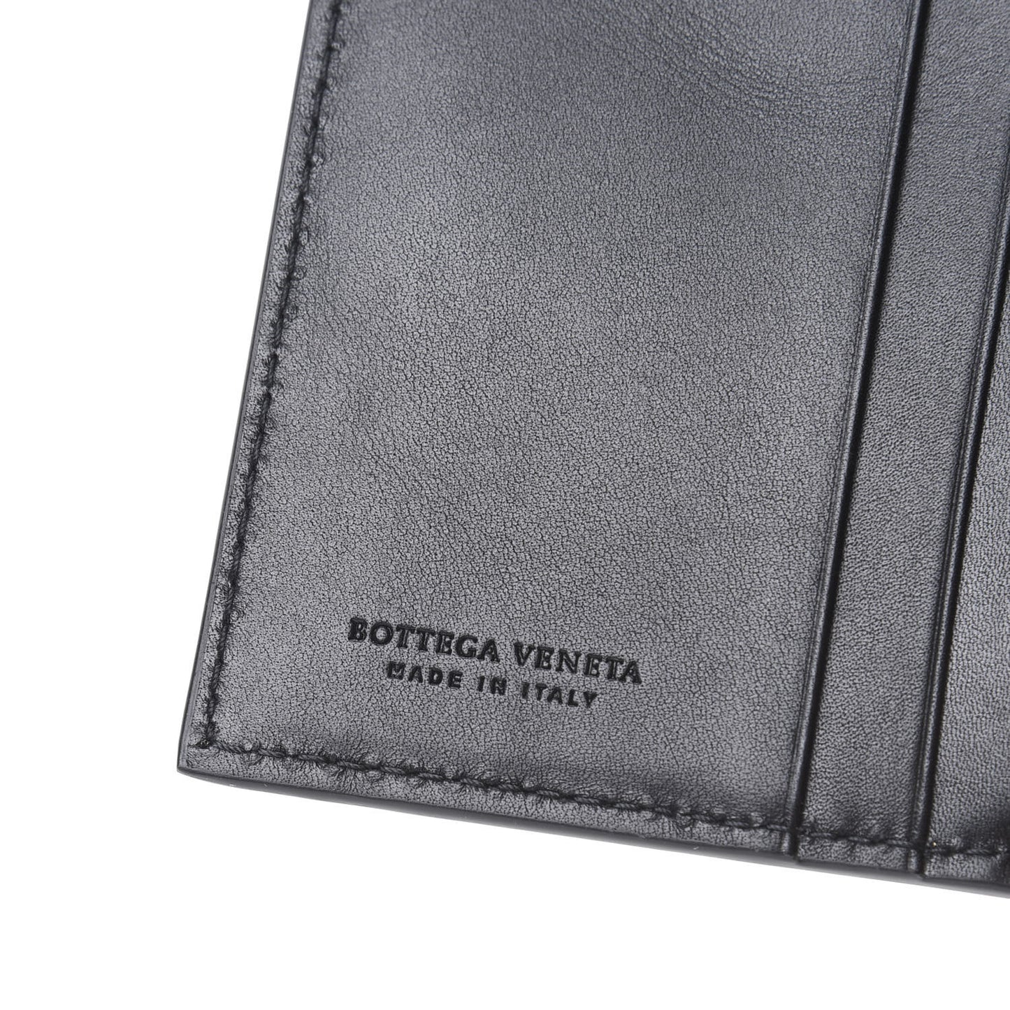 Nappa Intrecciato Mini Wallet Black