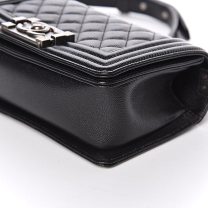 Chanel Caviar Quilted Small Boy Flap Black 9 of 11