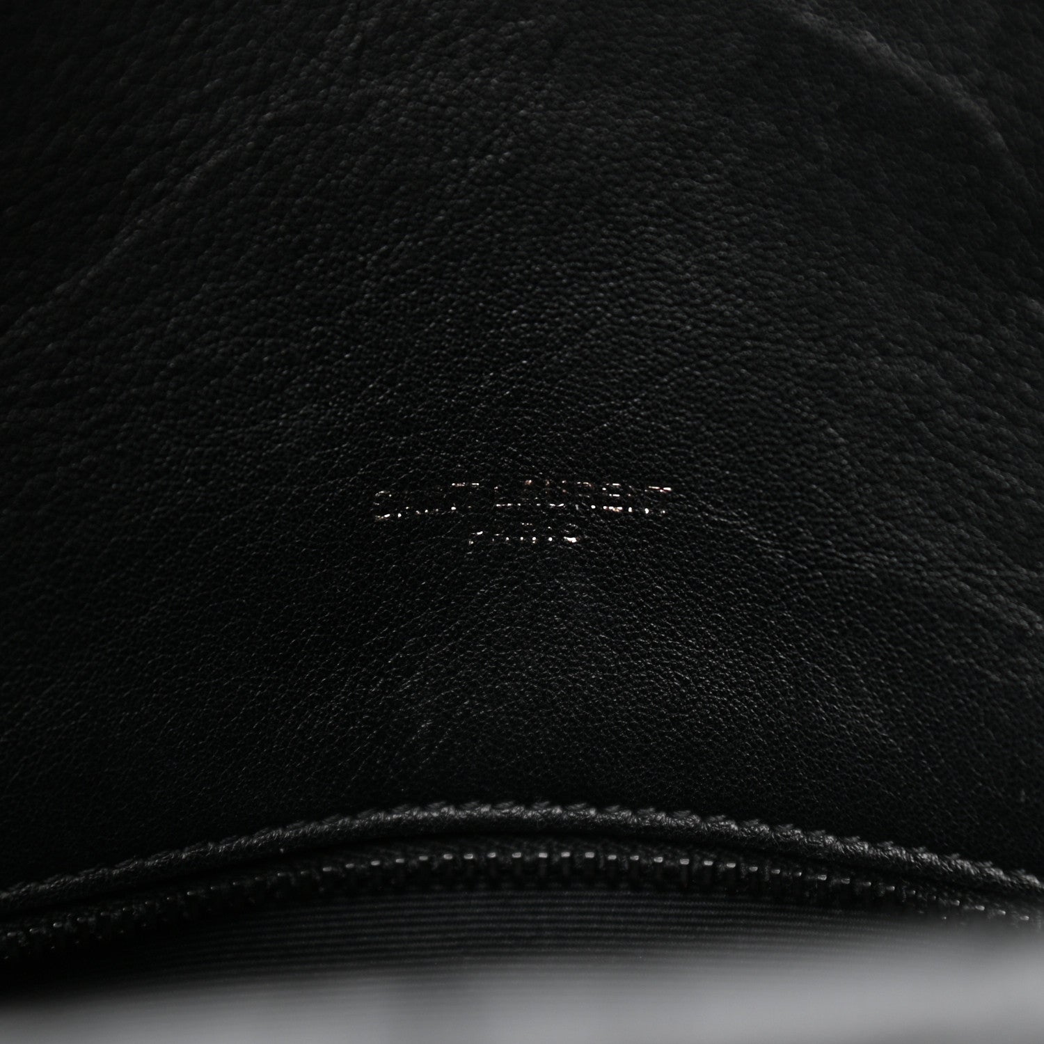 Saint Laurent Lambskin Quilted Monogram Monochrome Medium Loulou Puffer Chain Satchel Black 6 of 11