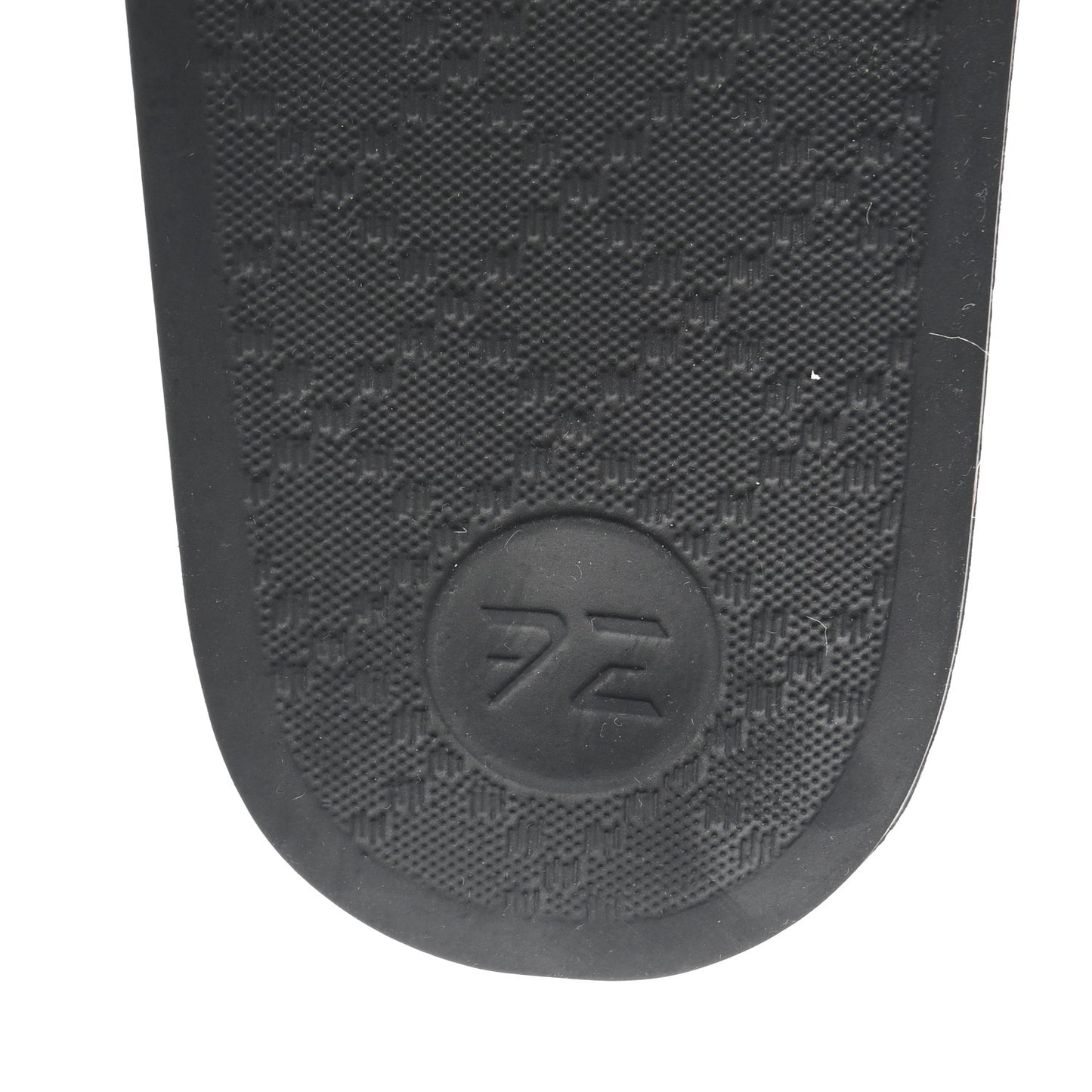 Rubber GG Monogram Perforated Womens Slide Sandals 37 Black
