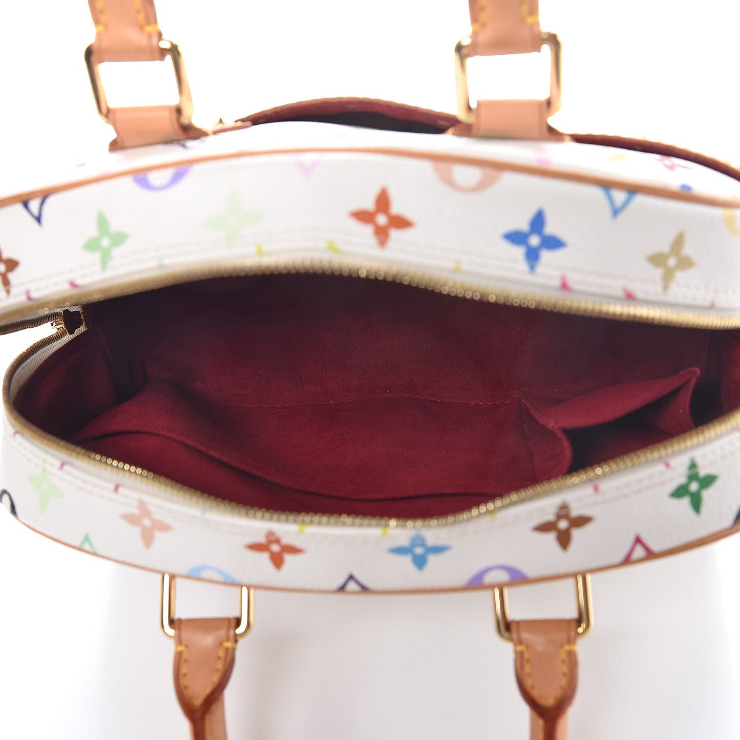 Monogram Multicolor Trouville White