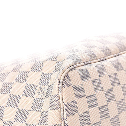 Louis Vuitton Damier Azur Neo Neverfull MM Rose Ballerine 10 of 13
