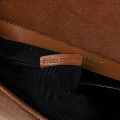 Burberry Velvet Quilted Medium Lola Bag Brown 8 of 9