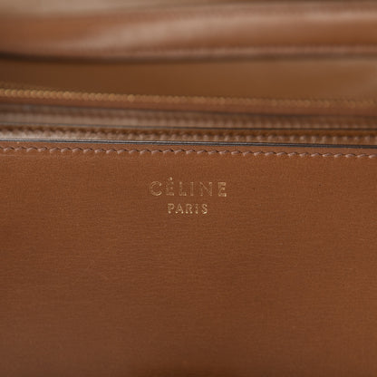 Celine Box Calfskin Medium Classic Box Flap Bag Camel 10 of 12