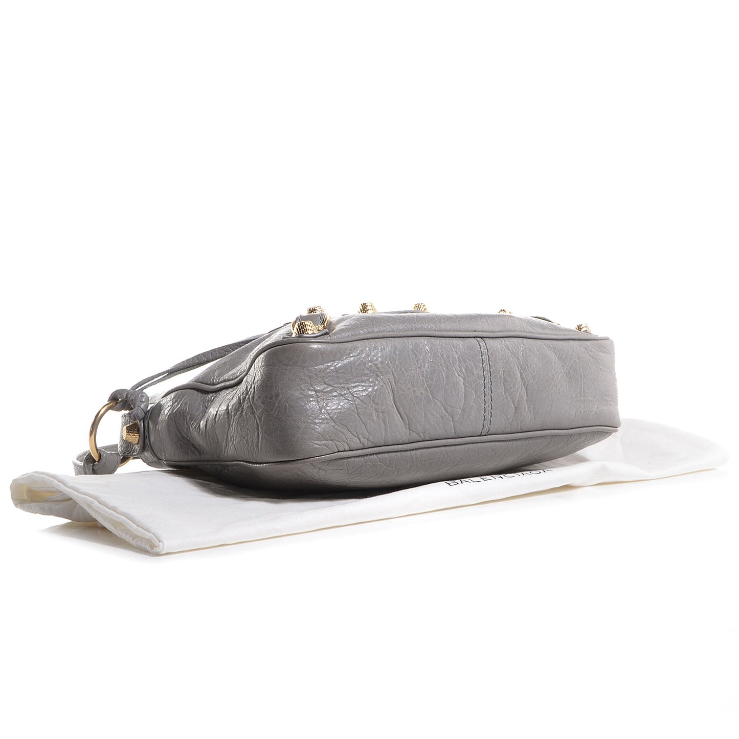 Agneau Giant 12 Gold Hardware Hip Gris Pyrite