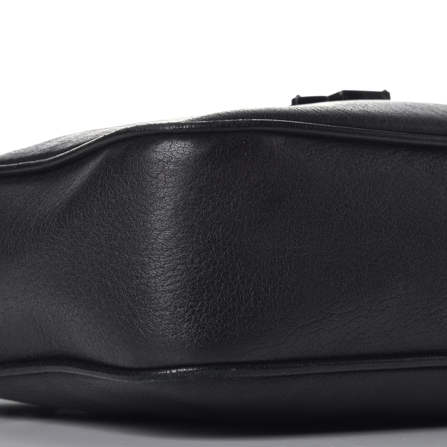 Lambskin Monogram Lou Camera Bag Black