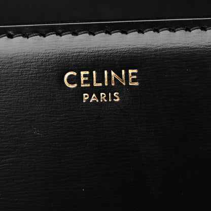 Celine Shiny Calfskin Teen Triomphe Black 6 of 11