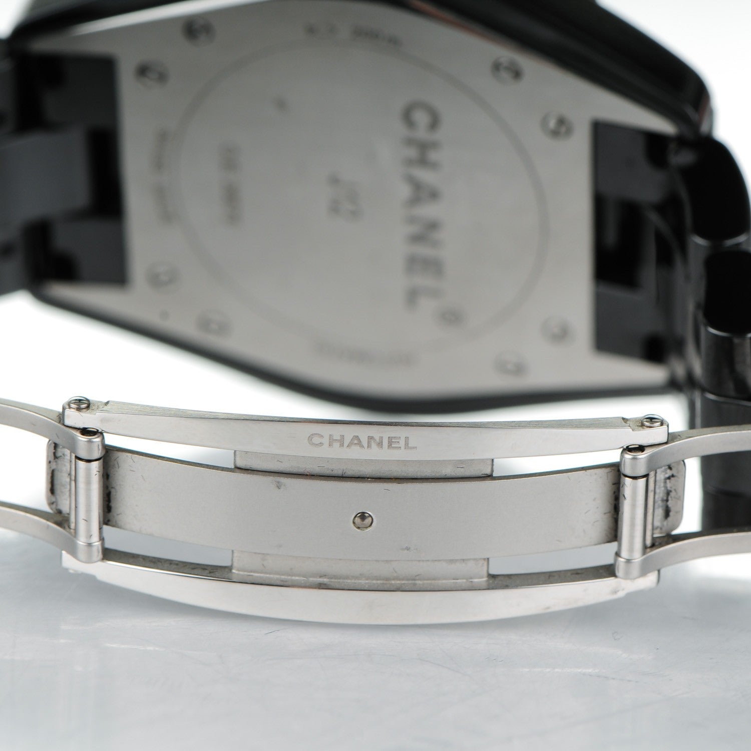 Chanel Stainless Steel Ceramic 41mm J12 Automatic Watch Black 7 of 8