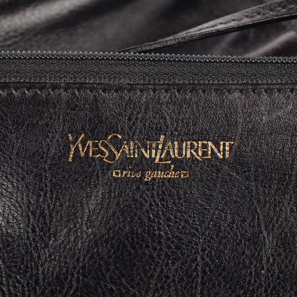 Saint Laurent Calfskin Vincennes Mombasa Hobo Black 7 of 8