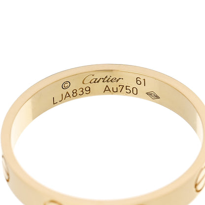 Cartier 18K Yellow Gold 3.5mm LOVE Wedding Band Ring 61 9.5 4 of 6