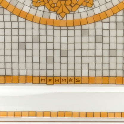 Hermes Porcelain Mosaique au 24 Gold Sushi Plate 4 of 7