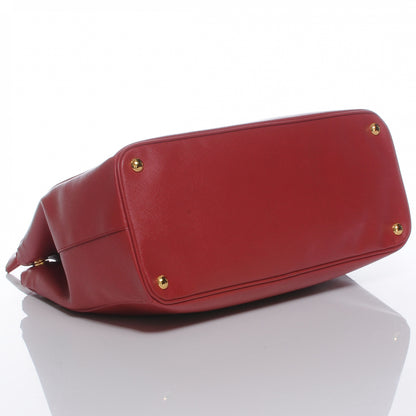 Prada Saffiano Lux Tote Fuoco 5 of 9