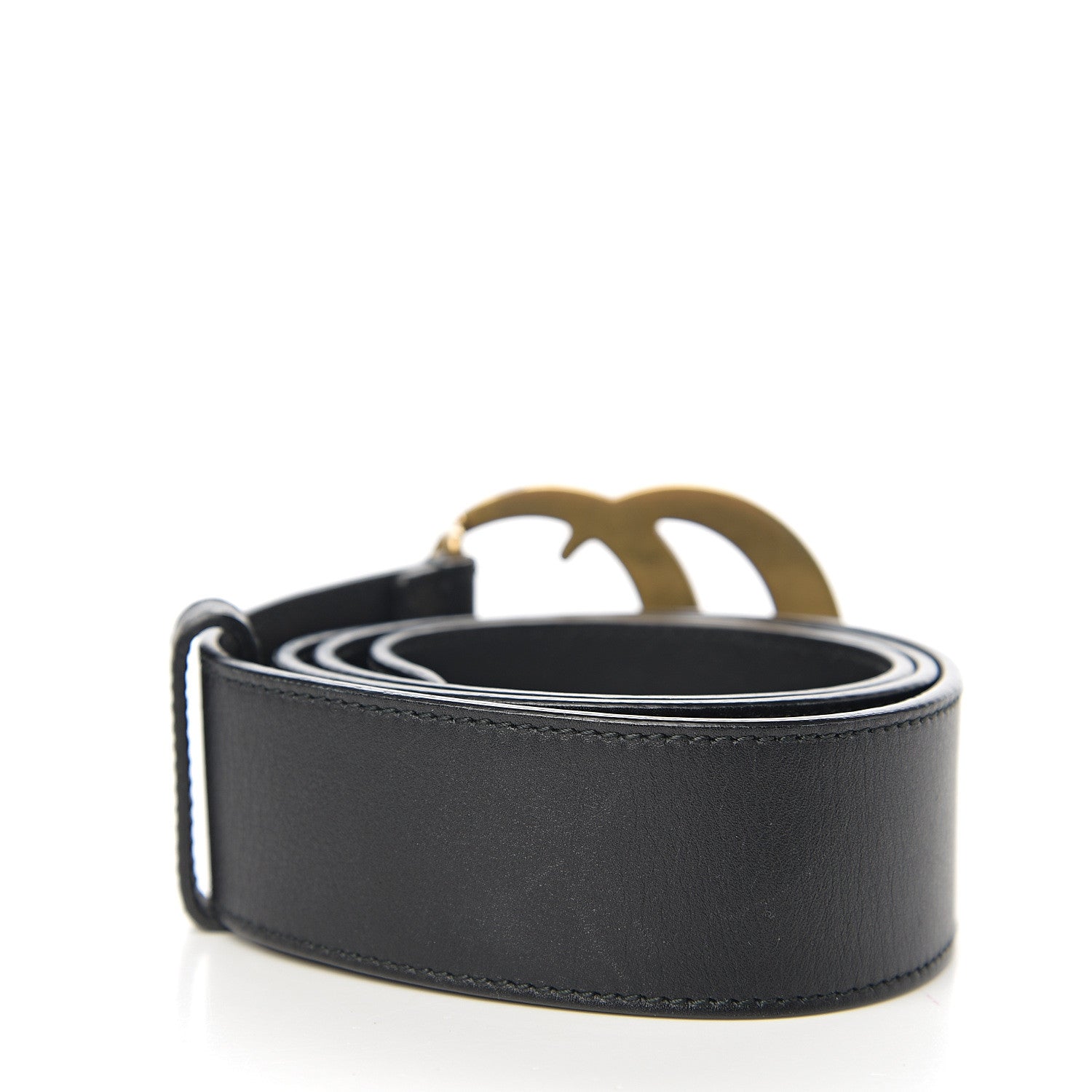 Gucci Calfskin Double G 40mm Belt 80 32 Black 2 of 5