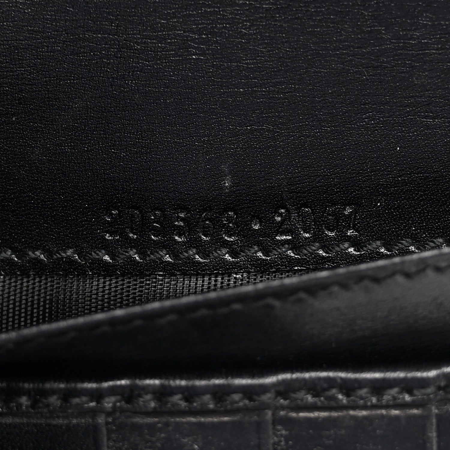 Gucci Monogram Eclipse Continental Wallet Black 7 of 12