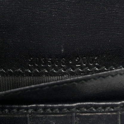 Gucci Monogram Eclipse Continental Wallet Black 7 of 12