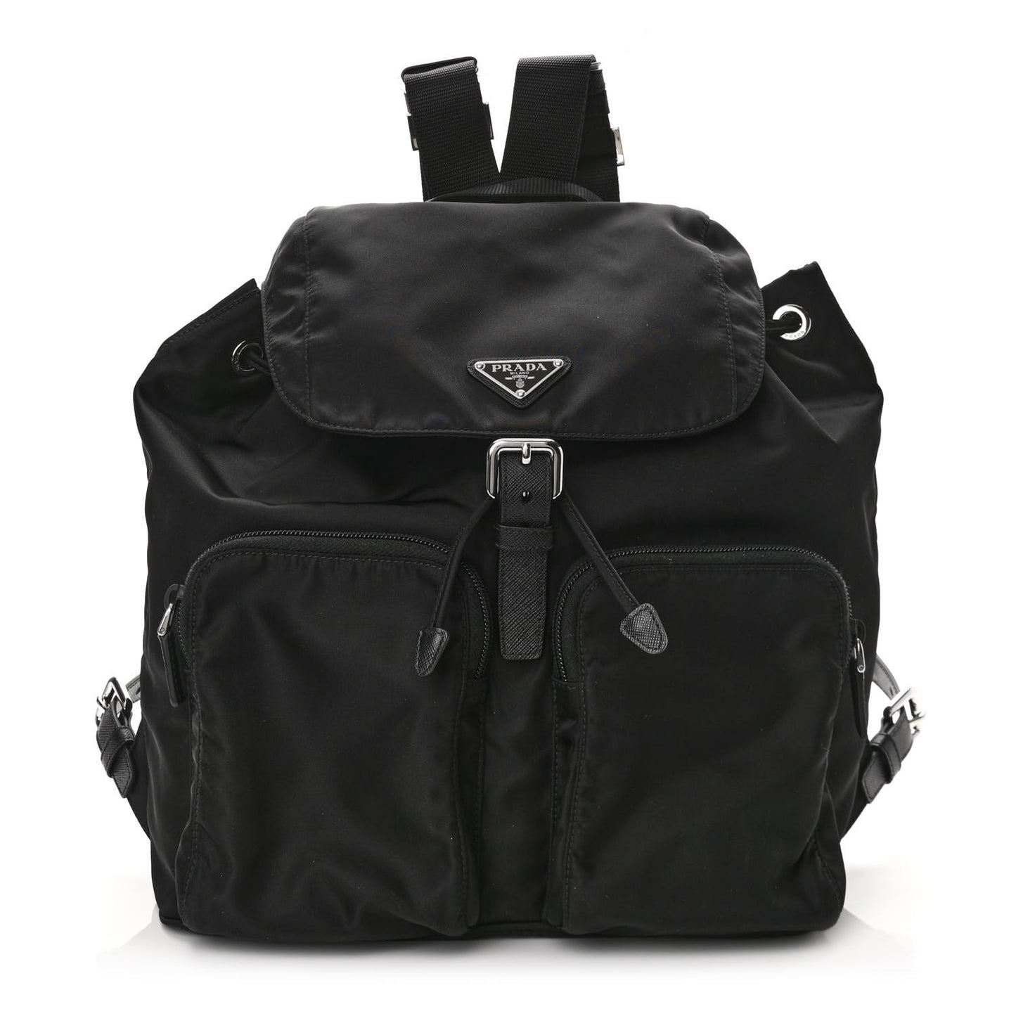 Nylon Vela Large Backpack Black