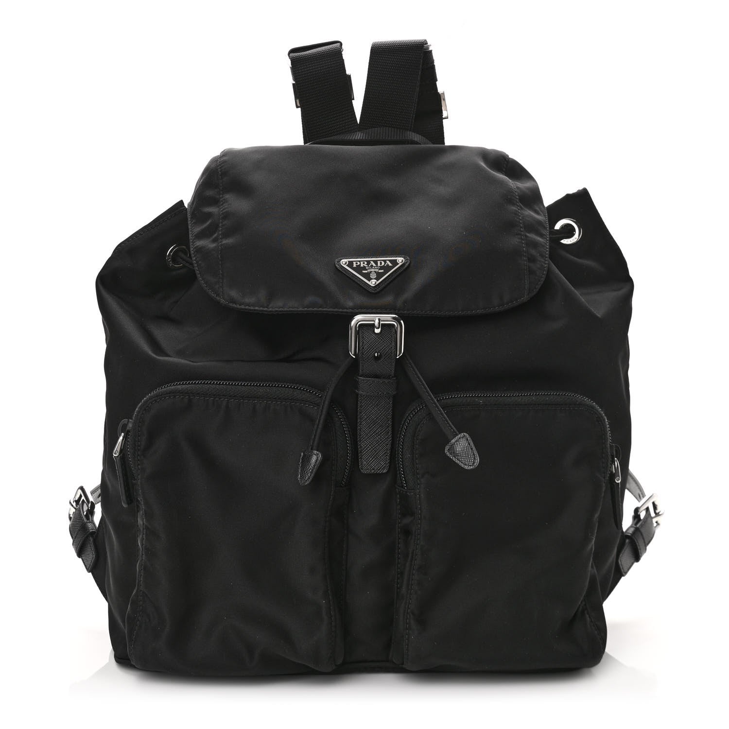 Prada Nylon Vela Large Backpack Black 1 of 10