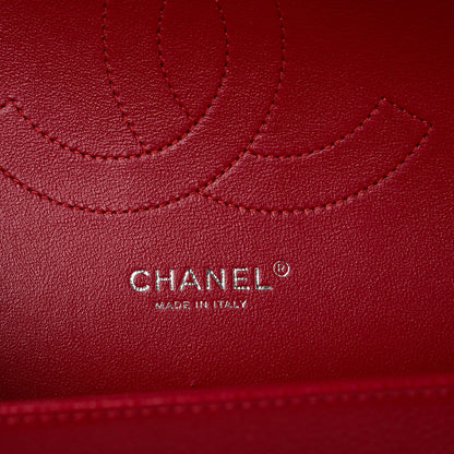 Chanel Pearly Caviar Quilted Jumbo Double Flap Dark Pink 6 of 8