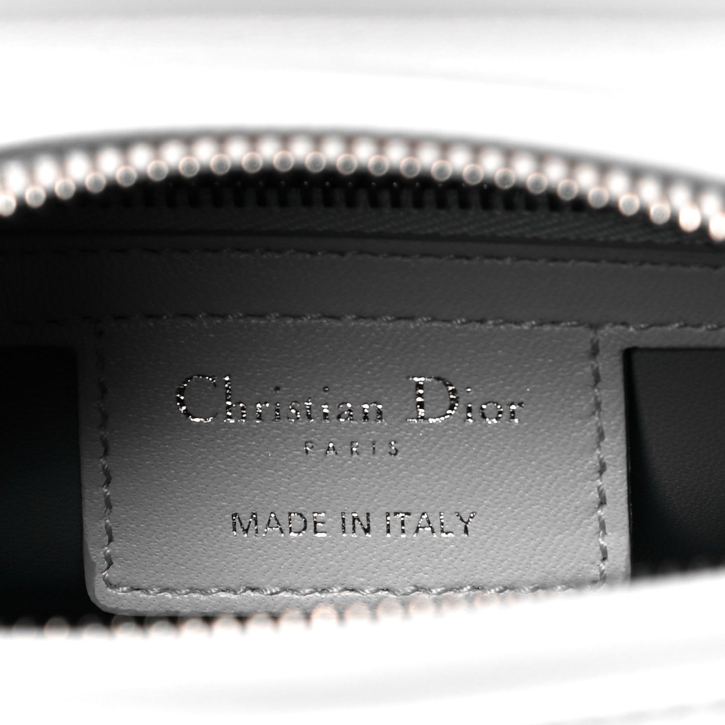 Lambskin Cannage Medium Lady Dior White