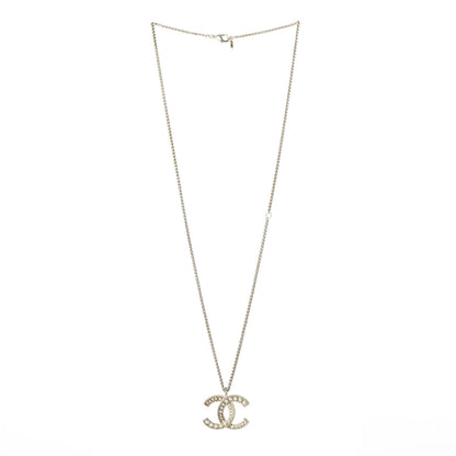 Chanel Pearl CC Pendant Necklace Gold 3 of 6