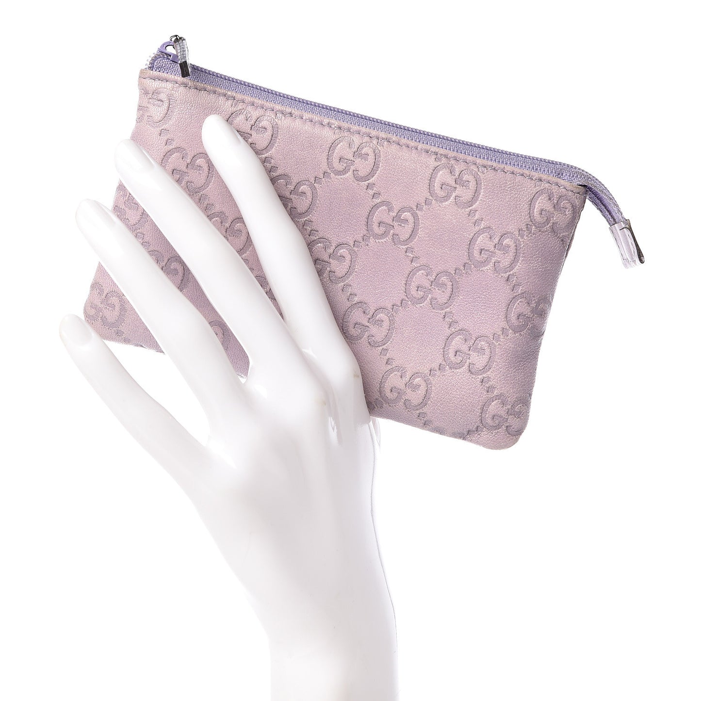 Guccissima Coin Purse Wallet Lilac